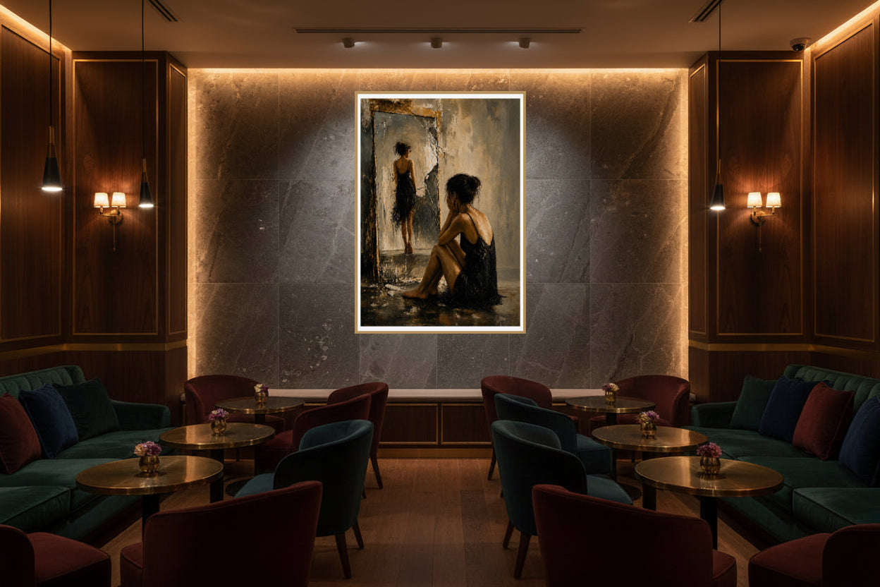 Reunion – Symbolic artwork exploring self-discovery, healing, and the journey of reconnecting with the parts of ourselves that time and experience can hide from view.