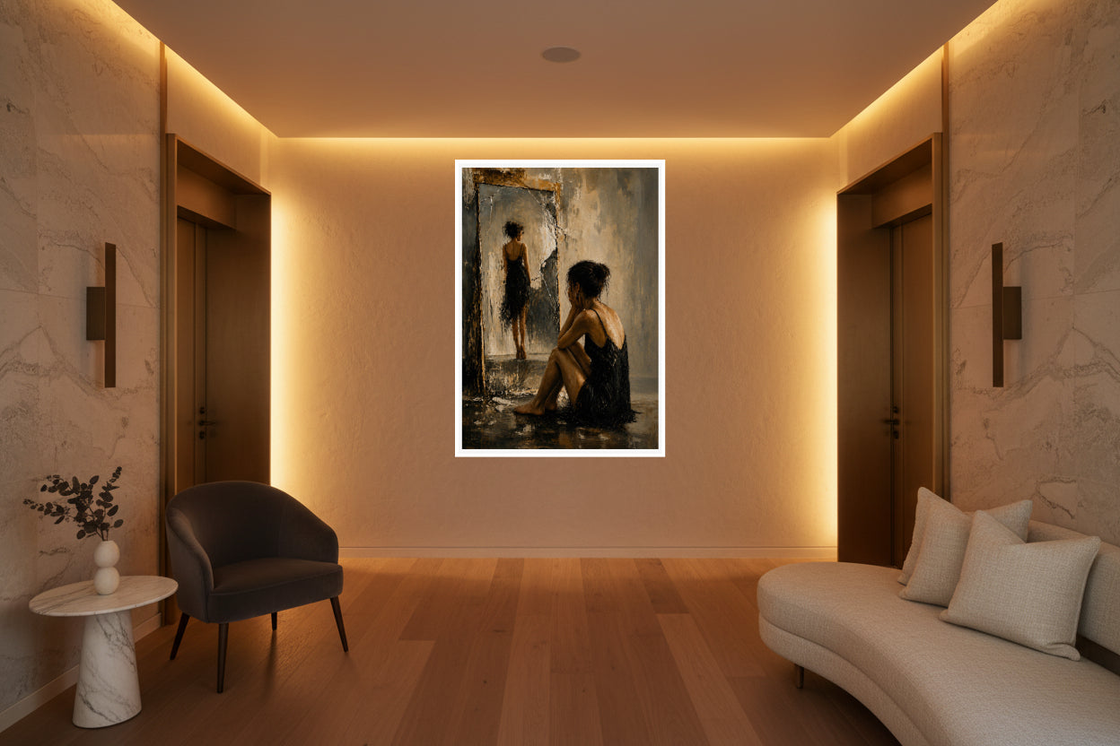 Reunion – Symbolic artwork exploring self-discovery, healing, and the journey of reconnecting with the parts of ourselves that time and experience can hide from view.