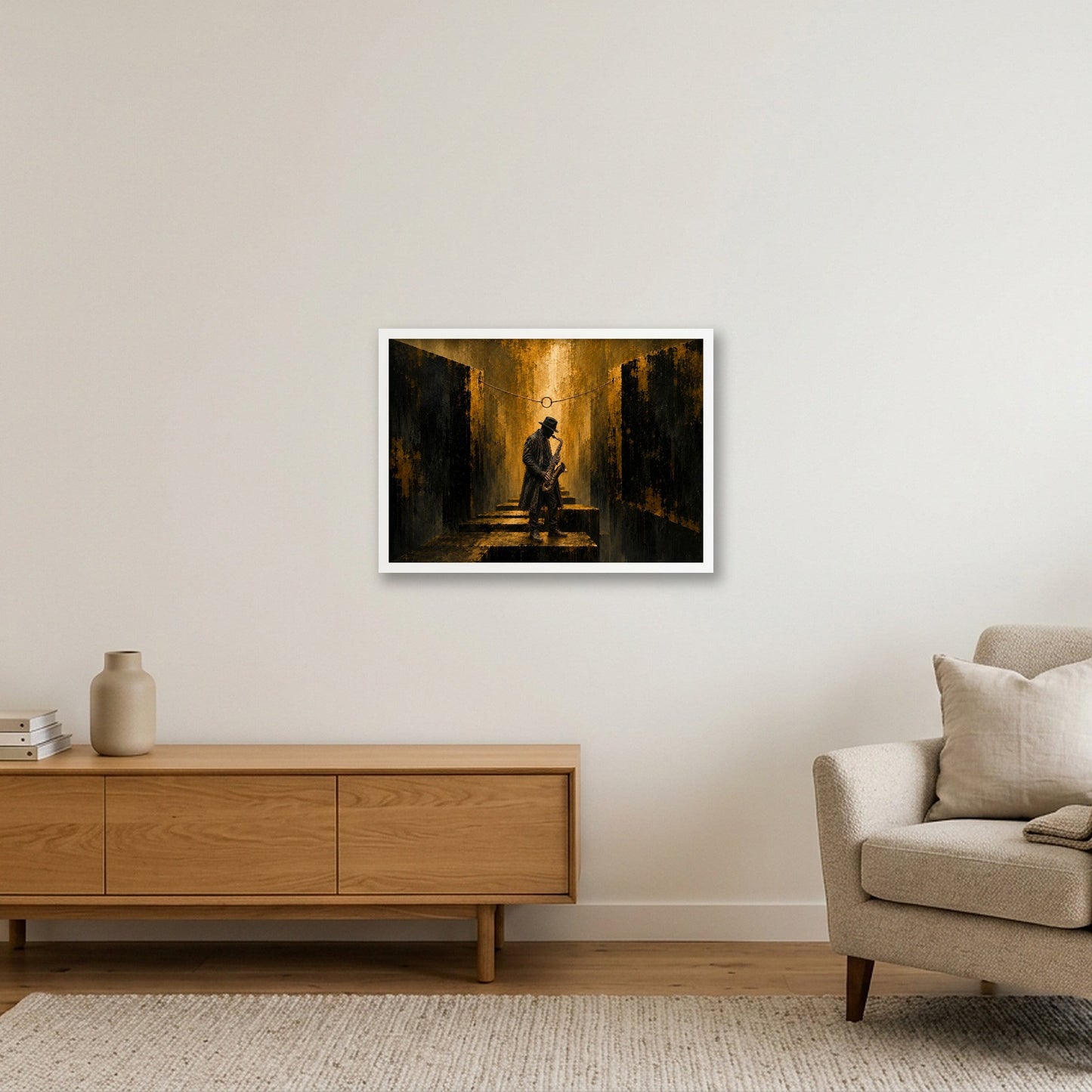 Holding Hope — 59×42cm, 23×17" White Frame